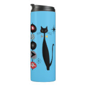 Retro atoomera midden midden midden midden midden  thermosbeker (Geroteerd rechts)