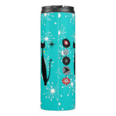 Retro atoomera midden midden midden midden midden thermosbeker (Achterkant)