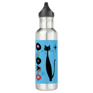 Retro atoomera midden midden midden midden midden  waterfles