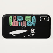 Retro atoomera middeneeuwse moderne kool Case-Mate iPhone case (Achterkant (horizontaal))