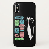 Retro atoomera middeneeuwse moderne kool Case-Mate iPhone case (Achterkant)