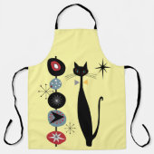 Retro atoomera middeneeuwse moderne kool schort (Voorkant)