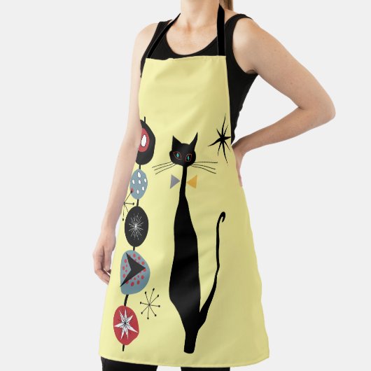 Retro atoomera middeneeuwse moderne kool schort (Insitu)