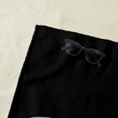 Retro atoomera middeneeuwse moderne kool strandlaken (In situ)