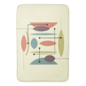 Retro atoomhep Abstract Badmat (Voorkant Verticaal)