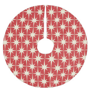 Retro atoomsterren uit de middeleeuwen van de mid kerstboom rok