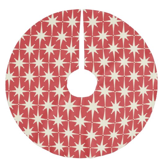 Retro  atoomsterren uit de middeleeuwen van de mid kerstboom rok (Voorkant)