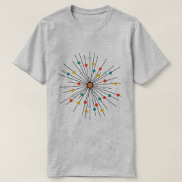 Retro atoomstip vintage t-shirt