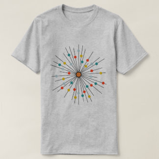 Retro atoomstip vintage t-shirt