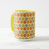 Retro atoomtijdperk midden midden midden midden mi mok (Voorkant links)