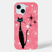 Retro atoomtijdperk midden midden midden moderne M Case-Mate iPhone Case (Achterkant)