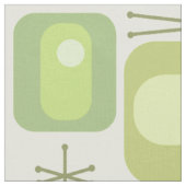 retro-atoomtijdvormen Chartreuse Stof (Close Up)