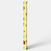 Retro atoomvormen samsung galaxy hoesje (Linkerkant)