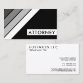 retro ATTORNEY Visitekaartje (Voorkant / Achterkant)