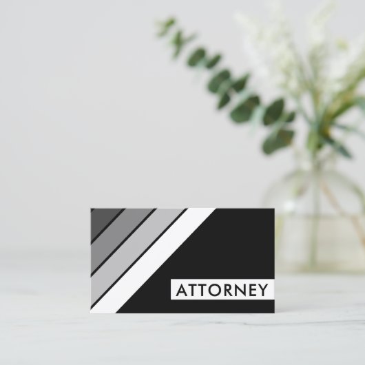 retro ATTORNEY Visitekaartje (Staand voorkant)