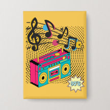 Retro audio boombox.