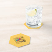 Retro audio boombox. kartonnen onderzetters (Insitu)