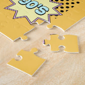 Retro audio boombox. legpuzzel (Zijkant)