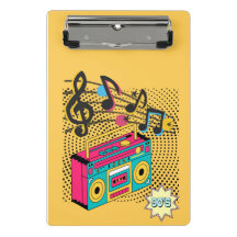 Retro audio boombox.