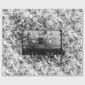 Retro Audio Cassette Cadeaupapier (Vlak)