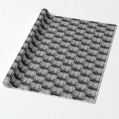 Retro Audio Cassette Cadeaupapier (Uitgerold)
