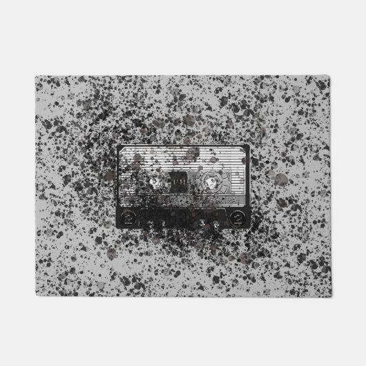 Retro Audio Cassette Deurmat (Voorkant)
