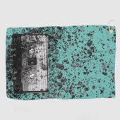 Retro Audio Cassette Golfhanddoek (Horizontaal)