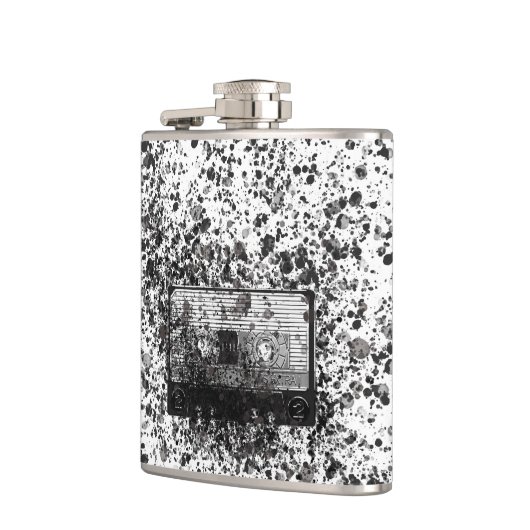 Retro Audio Cassette Heupfles (Links)