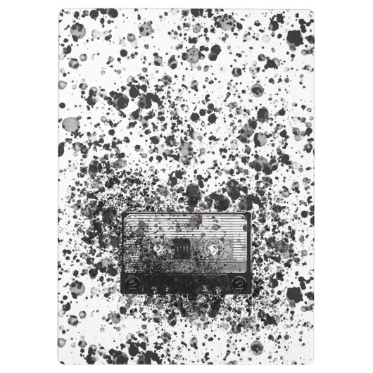 Retro Audio Cassette Klembord (Achterkant)