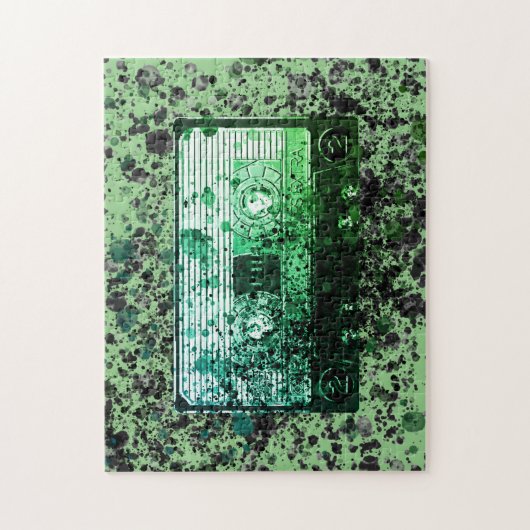Retro Audio Cassette Legpuzzel (Verticaal)