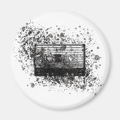 Retro Audio Cassette Magneet (Voorkant)