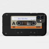Retro Audio Cassette MixTape Grappige iPhone 5 Hoe Case-Mate iPhone Case (Achterkant (horizontaal))