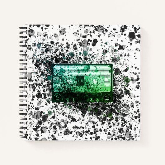 Retro Audio Cassette Notitieboek (Voorkant)