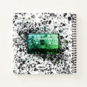 Retro Audio Cassette Notitieboek (Achterkant)