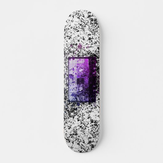 Retro Audio Cassette Persoonlijk Skateboard (Voorkant)