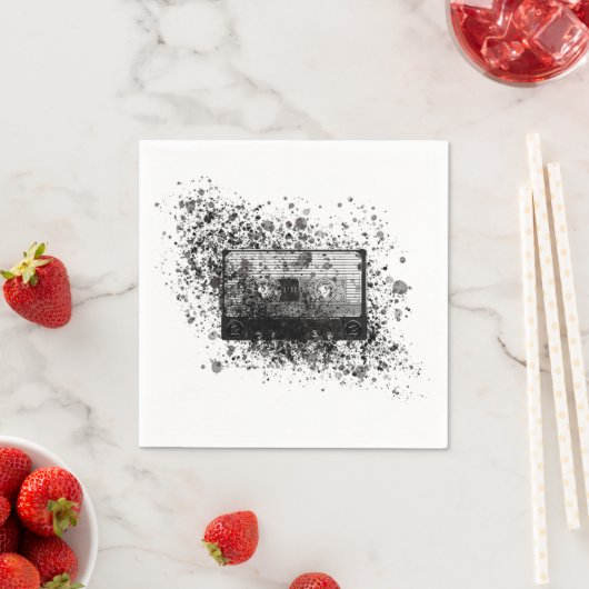 Retro Audio Cassette Servet (Insitu)