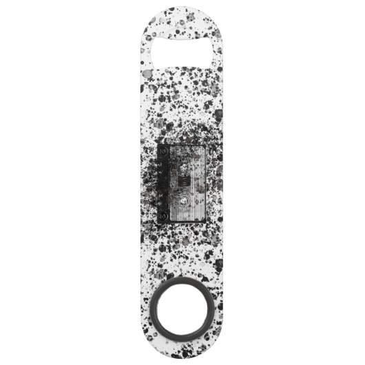 Retro Audio Cassette Speed Flessenopener (Voorkant)