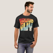 Retro  Audio Engineer Sound Guy T-shirt (Voorkant volledig)