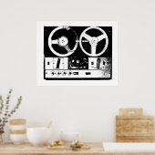 Retro-audio Poster (Keuken)