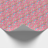 Retro Audio Tapes: 80s stijl. Cadeaupapier (Hoek)