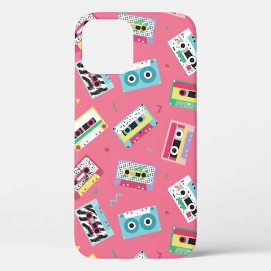 Retro Audio Tapes: 80s stijl. Case-Mate iPhone Case (Achterkant)