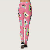 Retro Audio Tapes: 80s stijl. Leggings (Achterkant)