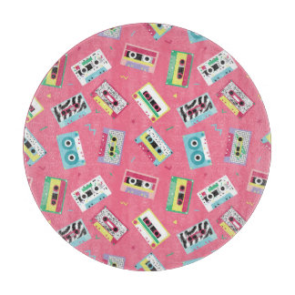 Retro Audio Tapes: 80s stijl. Snijplank