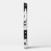 Retro audio tapes, ouderwets patroon. Case-Mate iPhone case (Achterkant / Links)