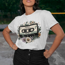 Retro Audiobook Cassette Shirt – Funny Book Lover