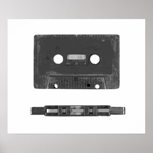 Retro audiocassette poster (Voorkant)