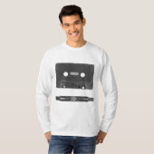 Retro audiocassette t-shirt (Voorkant volledig)