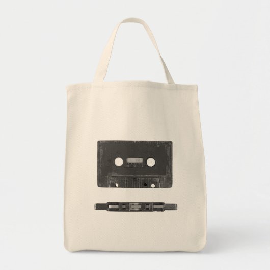 Retro audiocassette tote bag (Voorkant)