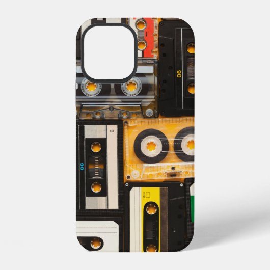 Retro audiocassetteband iPhone hoesje (Achterkant)