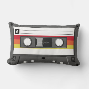 Retro audiocassettebandkussen kussen